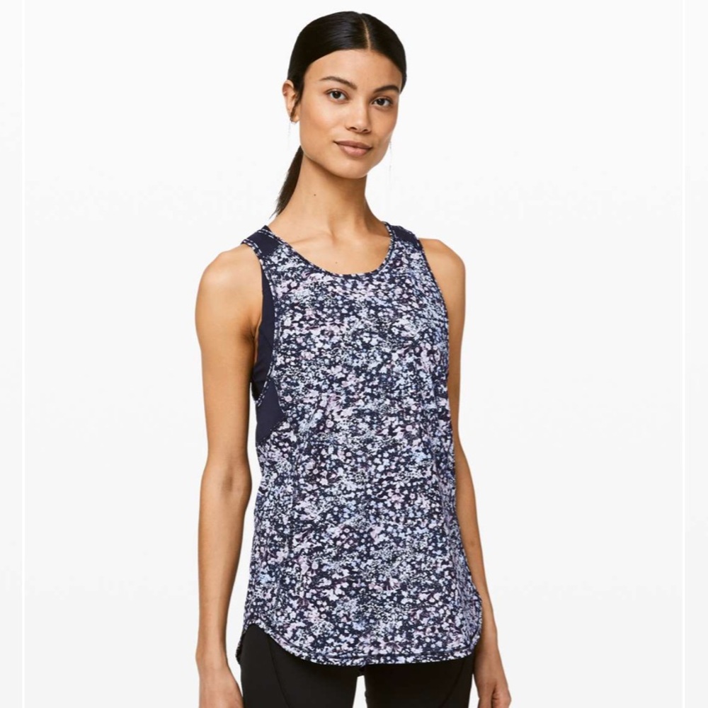 Lululemon Sculpt Tank II Floral Pattern